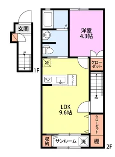 Navy book【2階】の間取り