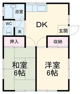 志津パークハイツ【2階】の間取り