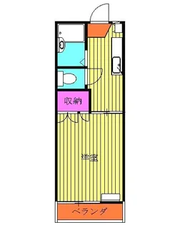 グリーンヒルA【2階】の間取り