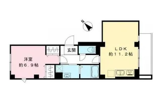 フォーリーフクローバー神楽坂【2階】の間取り