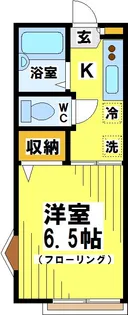東京都府中市幸町1【アパート】の間取り