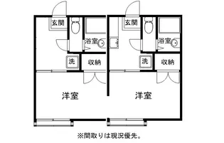 フォーブル楓1号棟【1階】の間取り