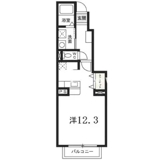 群馬県高崎市高関町【アパート】の間取り