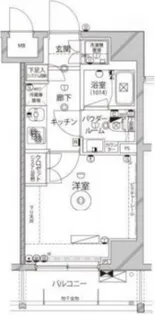 レアライズ平和島【3階】の間取り