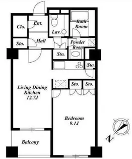 KDX代官山レジデンス【1階】の間取り