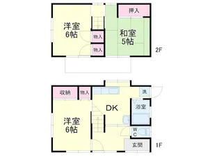 静岡県浜松市中央区鴨江2【一戸建】の間取り