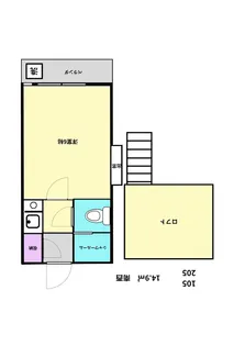 オッコ-ララ津田沼No.1【1階】の間取り