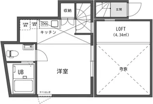 ランプライト千歳船橋【3階】の間取り