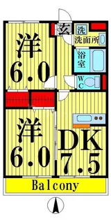 グランドュール【2階】の間取り