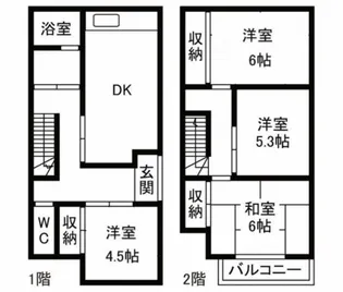 東京都八王子市元八王子町1【一戸建】の間取り