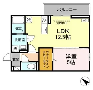 CLASSEUM盛岡駅前 I【1階】の間取り
