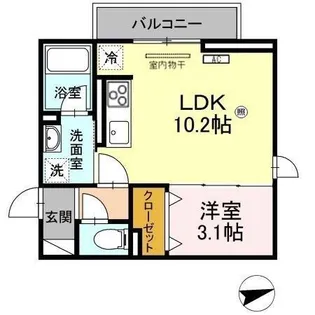 グラン カナル【2階】の間取り