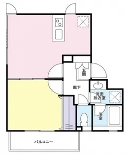ミストラルコート(MISTRAL COURT)【2階】の間取り