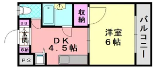 大阪府大阪市平野区加美鞍作3【マンション】の間取り