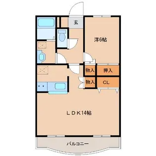 イストワール岩渕V【4階】の間取り