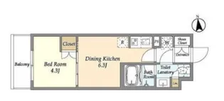 東京都世田谷区太子堂2【マンション】の間取り