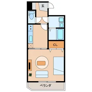 鴨江レジデンス【3階】の間取り