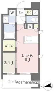 プラシオ箱崎駅前【2階】の間取り