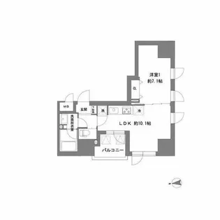 ラヴィータ東上野【2階】の間取り