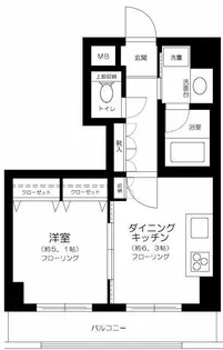 東京都目黒区中目黒4【マンション】の間取り