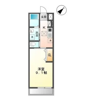 ブルーム【2階】の間取り