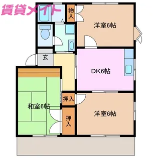 コンフォール A棟【1階】の間取り