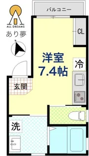 ルミエリア横浜【3階】の間取り