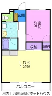 ヴィラージュセガ【1階】の間取り