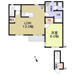 Villa SUBARU【2階】の間取り