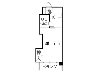 レジデンス浅間【2階】の間取り