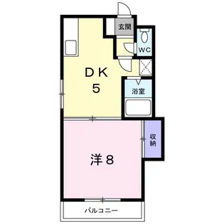 ベルエール八本松【11階】の間取り