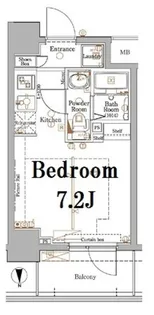 アクサス東京イーストレジデンス【7階】の間取り