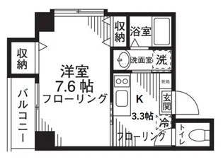 プレミール中野【4階】の間取り