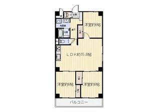 レインボー港南台【7階】の間取り