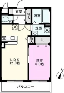 キャメロットII【3階】の間取り
