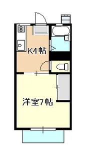 ASKパークハイツ第2【1階】の間取り