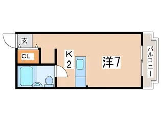 エクセレントハウス中島公園165【3階】の間取り