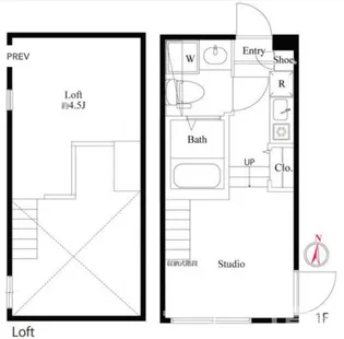 オアシスコイワ【2階】の間取り