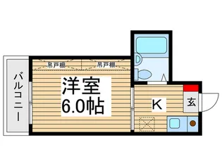 ハイツラフォ-レ【2階】の間取り