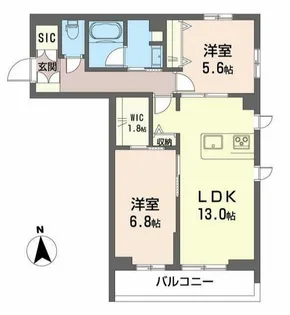 ザ・グランドオペラ 並木【1階】の間取り