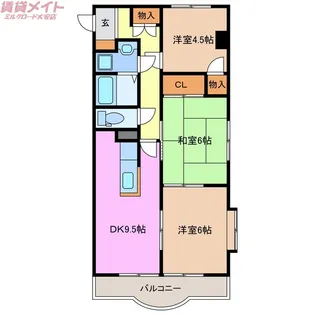 Fontaine【3階】の間取り