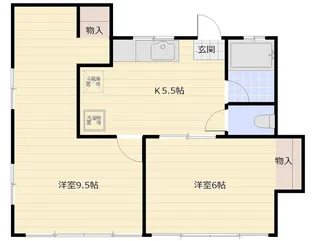 平川荘【2階】の間取り