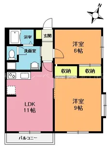 アトレハイツB棟【2階】の間取り