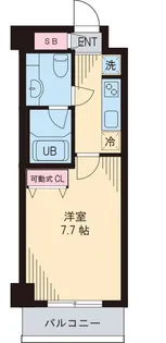 プレミール中延【2階】の間取り