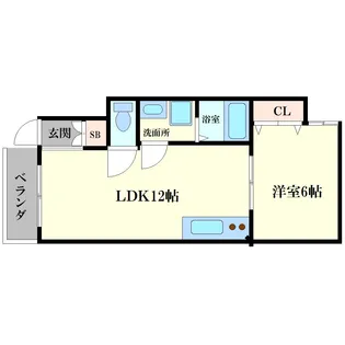 モールライフ九条【2階】の間取り