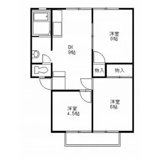 ハイツ・オーエム【2階】の間取り