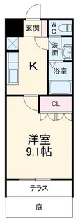 エスポアール【1階】の間取り