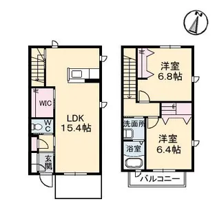 フォンテ ファミリア【1階】の間取り