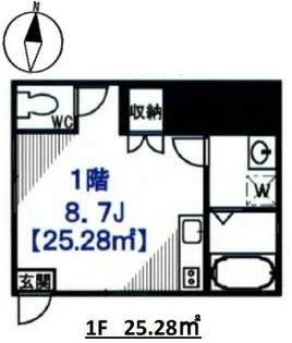 ヴィラ上板橋【1階】の間取り