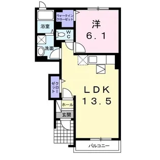 ボナールコート【1階】の間取り